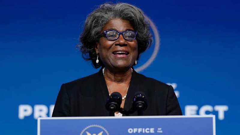 السفيرة الأمريكية