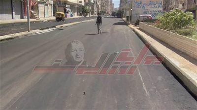 الانتهاء من رصف عدد بعض الشوارع بكفر الشيخ