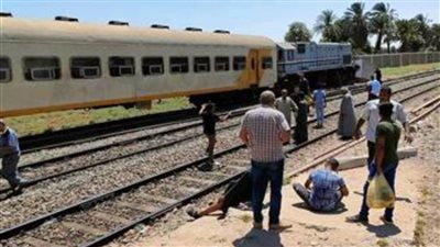 مصرع شخص صدمه قطار أثناء عبور شريط السكة الحديد بطوخ