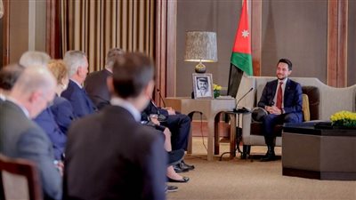 ولي العهد الأردني يستقبل وفدا من الكونجرس الأمريكي