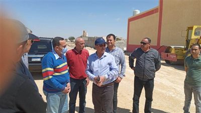 محافظ شمال سيناء يتفقد أعمال المنطقة الحرفية بالعريش