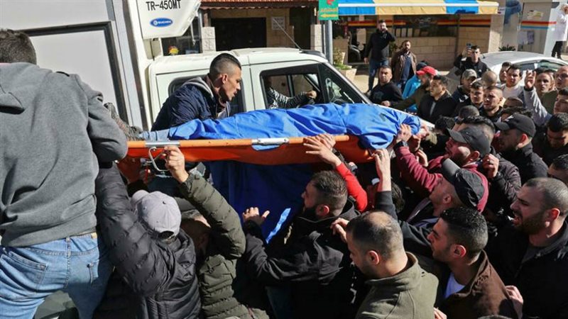 تشييع جثامين شهداء