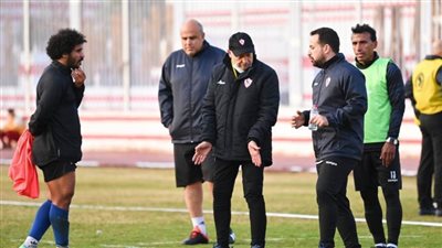 تدريبات شاقة للاعبي الزمالك