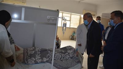 محافظ القليوبية يتابع حالة مصابي حريق عقار الحرس الوطني ببنها