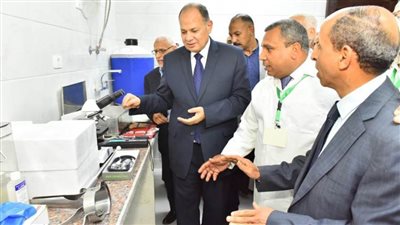 محافظ أسيوط يفتتح الوحدة البيطرية بقرية العزية بمنفلوط بتكلفة 2 مليون جنيه