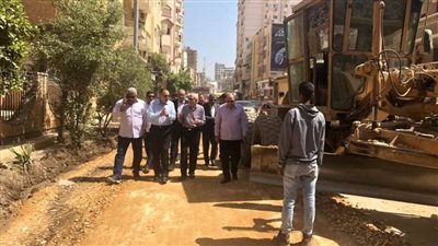 محافظ الشرقية يشدد على سرعة الانتهاء من رصف طريق الرملية بالزقازيق 