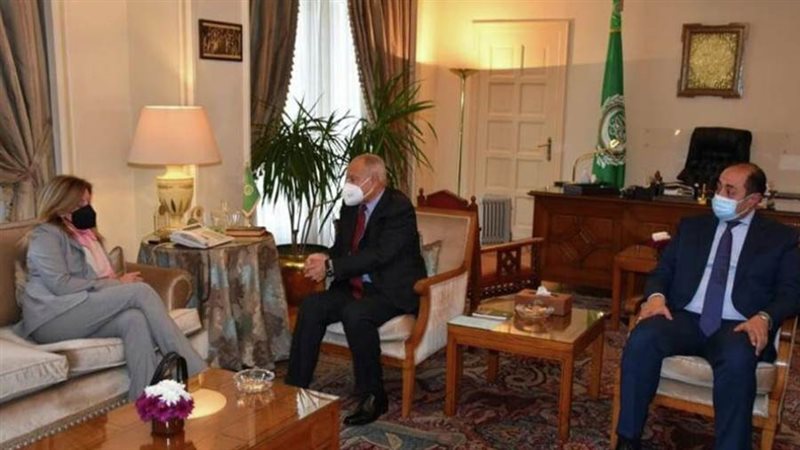 أبو الغيط وستيفاني