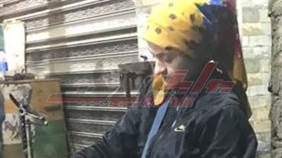 النحت بالحديد والسلك فى معرض 