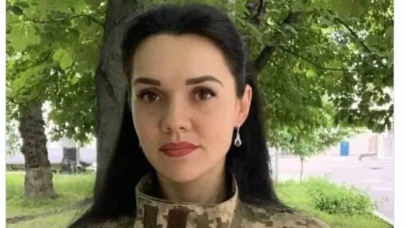 ضابطة أوكرانية