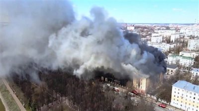 روسيا: ارتفاع حصيلة ضحايا حريق مبنى معهد تفير للأبحاث إلى 7 قتلى