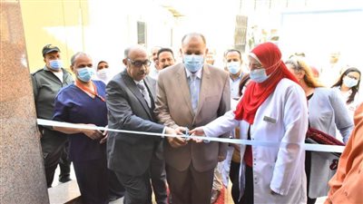 محافظ أسيوط يفتتح وحدة أبحاث العيون بمستشفى الرمد وأعمال التطوير 