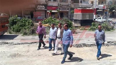 استكمال أعمال الرصف ضمن 