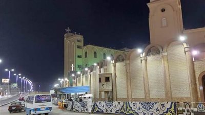 حملات مكثفة للنظافة والتجميل والإنارة بمحيط الكنائس بحي شرق سوهاج