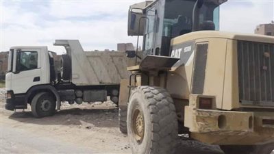رفع 60 طن مخلفات ببني سويف وتدعيم شبكة مياه الشرب بالفشن