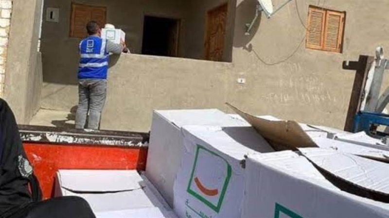 توزيع 850 ألف كرتونة