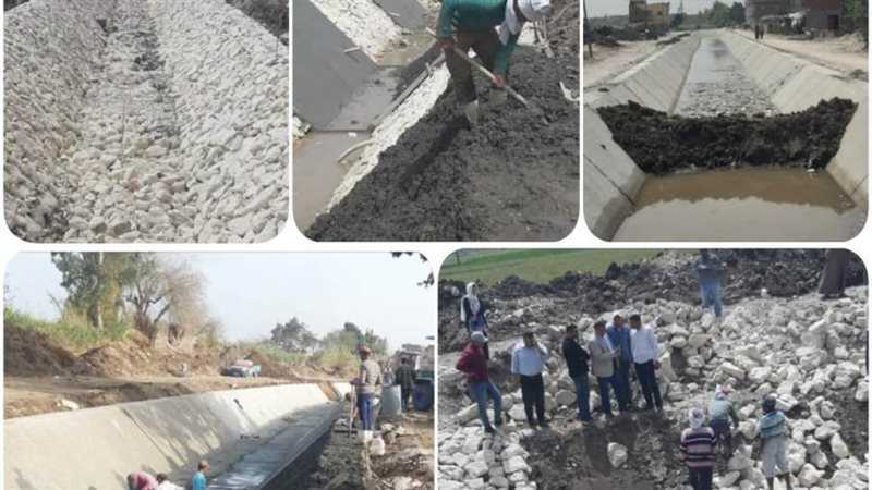 تأهيل الترع فى البحيرة