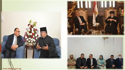 محافظ الشرقية يهنئ الإخوة المسيحيين بعيد القيامة المجيد 