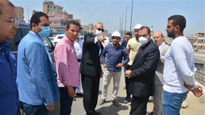 محافظ القليوبية يتابع تطوير كوبري عرابي بشبرا الخيمة