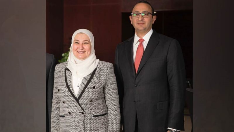 د. أحمد جلال والأستاذة