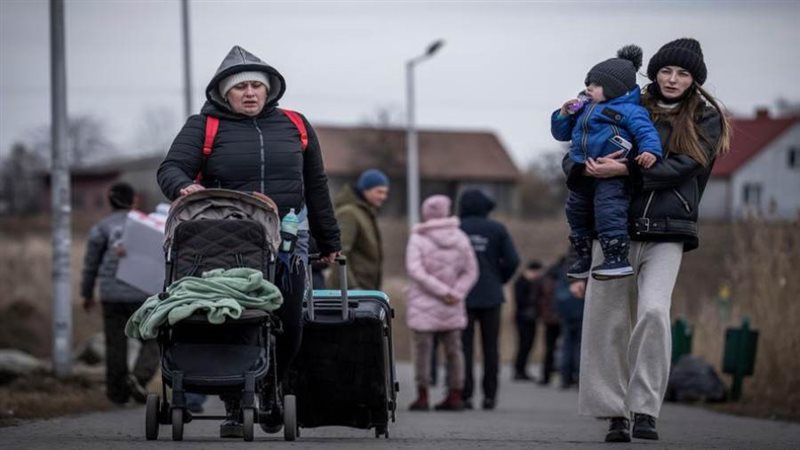 اللاجئين الأوكرانيين