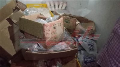 ضبط 6 أطنان أسماك ولحوم ودواجن غير صالحة وسلع غذائية بكفر الشيخ