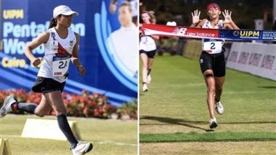 تأهل الثنائي المصري سلمي أيمن وأميرة قنديل لنصف نهائي كأس العالم للخماسي الحديث