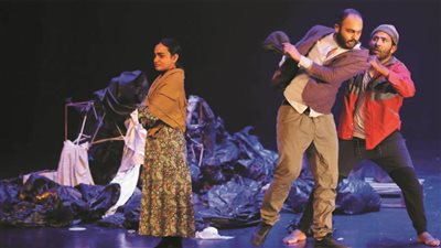عرض مسرحي بمدينة المحلة يبرز القضية الفلسطينية وبشاعة جرائم الاحتلال