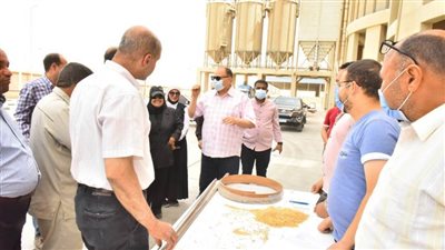 محافظ أسيوط: توريد 1142 طن قمح بـ30 شونة ومركز تجميع 