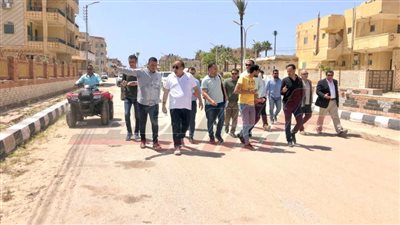 سكرتير عام كفر الشيخ يتفقد مشروع الصرف الصحي