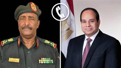 الرئيس السيسي يجري اتصالا هاتفيا برئيس مجلس السيادة الانتقالي السوداني لتهنئته بعيد الفطر المبارك