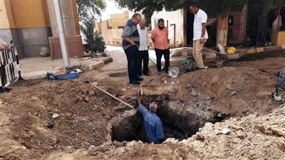 مياه سوهاج تنتهى من أعمال إحلال وتجديد خطوط مياه الشرب بطريقى سوهاج أخميم