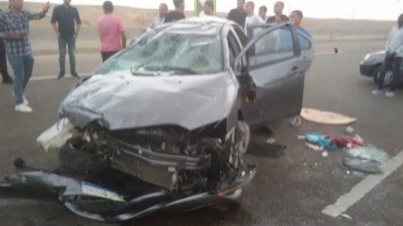 حادث انقلاب سيارة