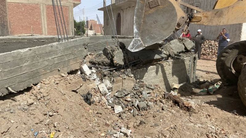 جانب من الإزالات