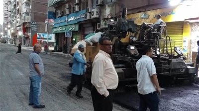 محافظ أسيوط: استكمال أعمال رصف شارع الجمهورية بحي شرق