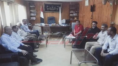 وفد الكنيسة يقدم التهنئة بعيد الفطر لرئيس مدينة سيدي سالم