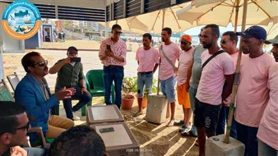 جولات لرئيس الإدارة المركزية للسياحة والمصايف علي شواطئ الإسكندرية