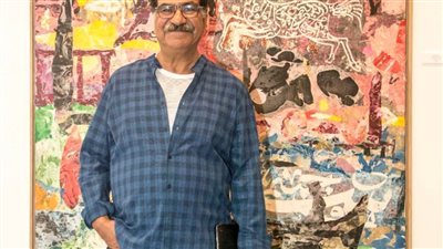 تكريم الفنان التشكيلي محمد عبلة بوسام جوته لعام ٢٠٢٢