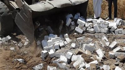 إزالة 31 حالة تعد على أرض زراعية خلال العيد ببني سويف