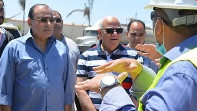 مستشار رئيس الجمهورية يتفقد محطة المعالجة البيولوجية للصرف الصناعي EDF ببورسعيد