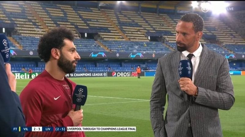 محمد صلاح خلال الحوار
