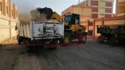 حملات نظافة وإنارة مكبرة في مدينة بيلا بكفر الشيخ