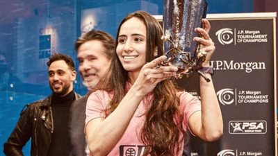 نوران جوهر تتوج بلقب بطولة جي بي مورجان للإسكواش