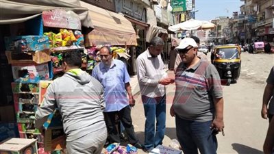 حملات رقابية لضبط الأسعار بمدينة فوه في كفر الشيخ