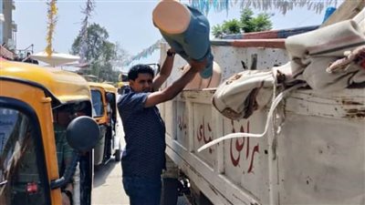 رفع ١٣٩٠ حالة إشغال طريق خلال الحملات اليومية بالبحيرة