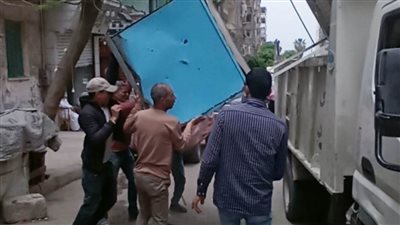 حملة موسعة لإزالة التعديات والإشغالات بمحطة مصر بالإسكندرية