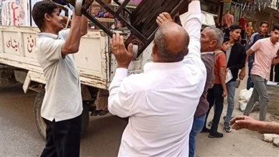 رفع ٨٥٥ حالة إشغال طريق في حملة مكبرة بالبحيرة