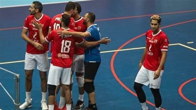 رجال طائرة الاهلي