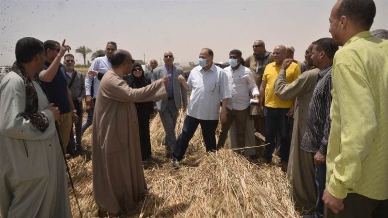 محافظ أسيوط شون وصوامع