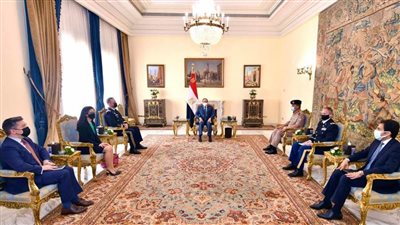 الرئيس السيسي يلتقي قائد القيادة المركزية الأمريكية 