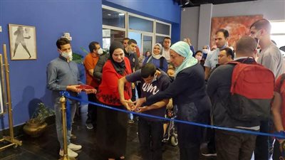 القباج تفتتح المعرض الإبداعي رقم 18 لفنون التوحد 
